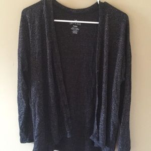 Long Sleeved Plush Cardigan